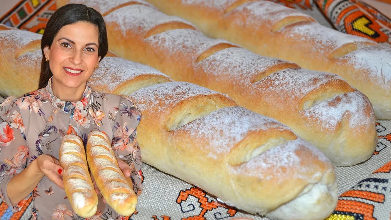 ДОМАШНИ ФРАНЗЕЛИ (БАГЕТИ) - с хрупкава коричка и меки отвътре. Подробна рецепта с минимум продукти!