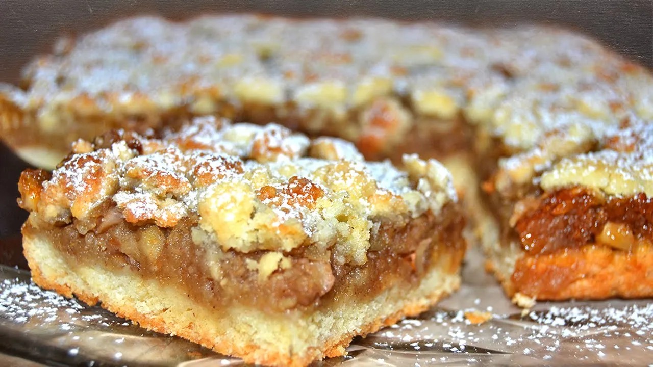 ЛЕСЕН СЛАДКИШ С ЯБЪЛКИ И ОРЕХИ - приготвя се за минути, уникално вкусен с дни! БЕЗ ЯЙЦА!
